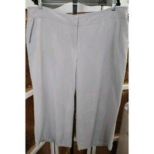 Eileen Fisher Graphic Cropped Dress Pant Pockets Size XL